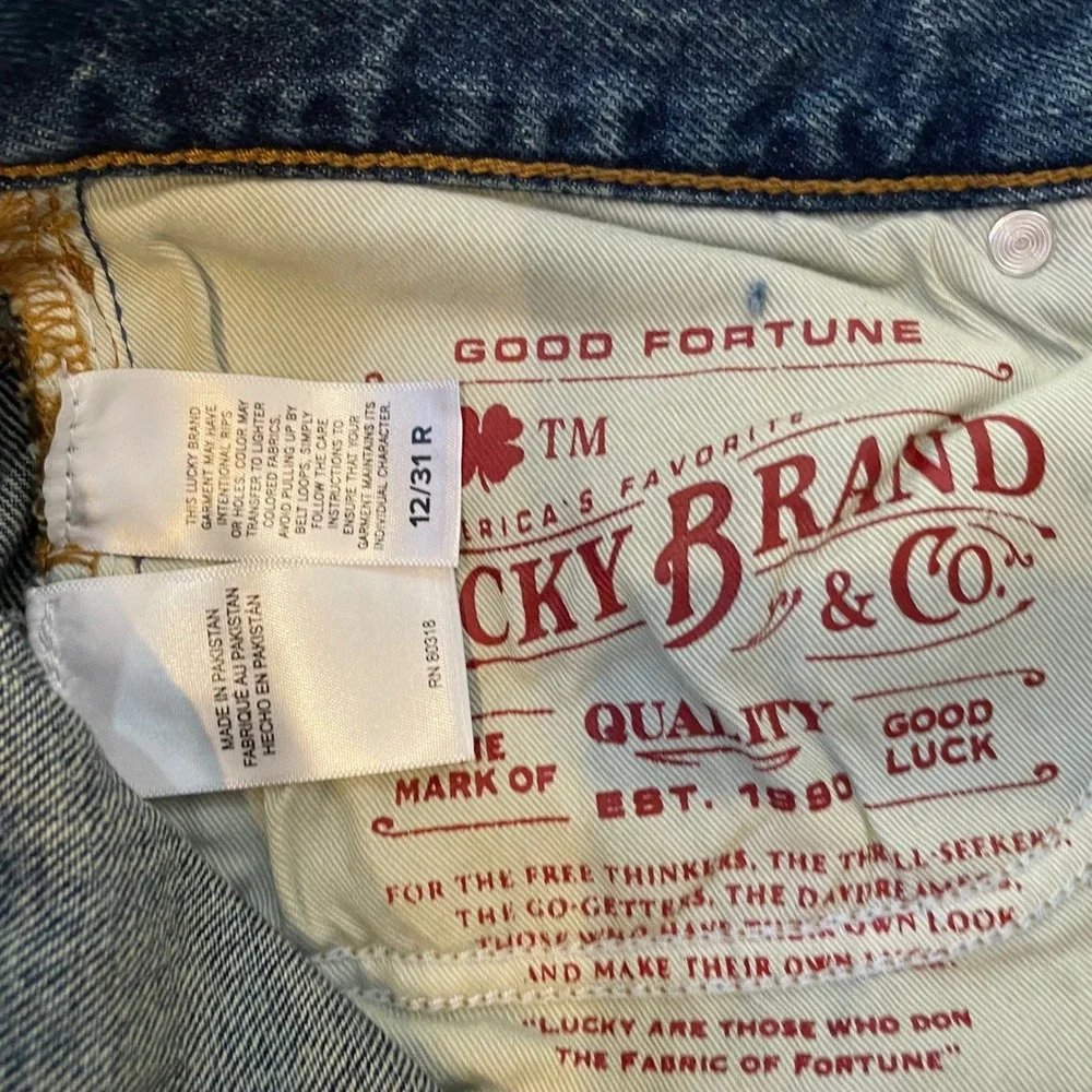 Lucky Brand Lucky Legends Jeans Women 12/31 Ultra Wide Leg Low Rise Y2K Coquette